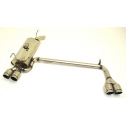 Silenziatore sportivo - Duplex Opel Astra F - Approvazione ECE (971147D-x)