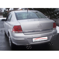 Silenziatore sportivo - Duplex Opel Astra H saloon - Approvazione ECE (971167D-X)