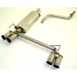 Silenziatore sportivo - Duplex (acciaio inox) - Approvazione ECE (971400CD-X)