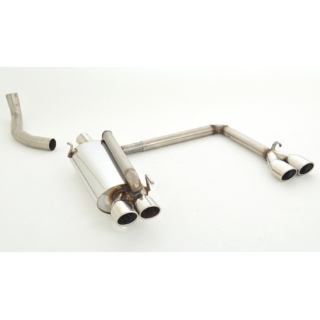 Sistemi di scarico Friedrich Motorsport Silenziatore sportivo - Duplex VW Polo 6N / 6N2 - Approvazione ECE (971409D-x) | race-shop.it