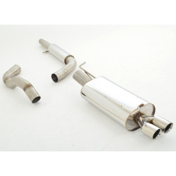 3"(76mm) Sistema di scarico (acciaio inox) - Approvazione ECE VW Beetle VW Golf (981412-X3-X)