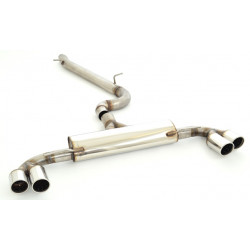 3"(76mm) Duplex Sistema di scarico Audi TTS 8J Quattro - Approvazione ECE (991010-X3-X)
