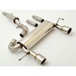 3"(76mm) Duplex Sistema di scarico Audi TT 8N Quattro - Approvazione ECE (991020-X3-X)
