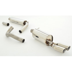 76mm Sistema di scarico - Duplex Audi A3 8V Sportback Quattro - Approvazione ECE (991054T-X3-X)