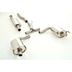 76mm Sistema di scarico - Duplex Opel Insignia saloon a hatchback AWD - Approvazione ECE (991125-X3)