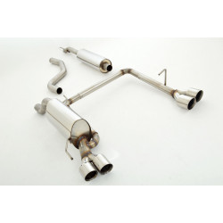 Gr.A Duplex Sistema di scarico Opel Corsa D - Approvazione ECE (991137-x)