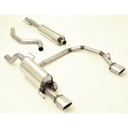 Gr.A Duplex Sistema di scarico Opel Corsa D - Approvazione ECE (991137A-X)