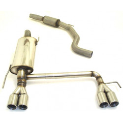 Gr.A Duplex Sistema di scarico Opel Corsa D GSI - Approvazione ECE (991137TG-X)