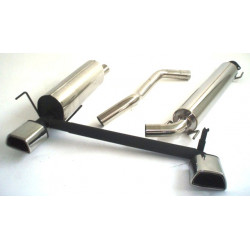 Gr.A Duplex Sistema di scarico Opel Zafira A - Approvazione ECE (991154-x)
