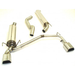 3"(76mm) Duplex Sistema di scarico Opel Zafira B - Approvazione ECE (991174T-X3-X)