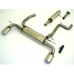 Gr.A Duplex Sistema di scarico Ford Focus II DA3/DB3 - Approvazione ECE (991201-x)