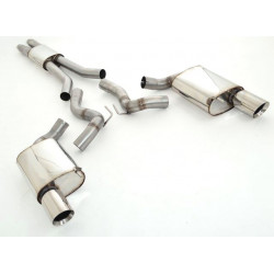76mm Sistema di scarico - Duplex Ford Mustang Cabrio - Approvazione ECE (991206A-X3-X)
