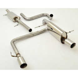Gr.A Duplex Sistema di scarico Ford Fiesta JA8 - Approvazione ECE (991220-X)