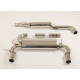 Sistemi di scarico Friedrich Motorsport 3"(76mm) Duplex Sistema di scarico VW Golf IV - Approvazione ECE (991428RD-X3-X) | race-shop.it