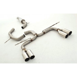 76mm Sistema di scarico - Duplex VW EOS - Approvazione ECE (991433A-X3-X)