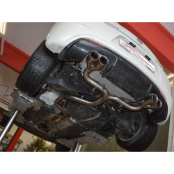 76mm Sistema di scarico - Duplex VW Scirocco III - Approvazione ECE (991441B-X3-X)