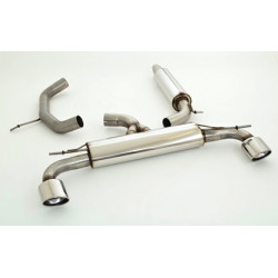 76mm Sistema di scarico - Duplex VW Scirocco III - Approvazione ECE (991441RD-X3-X)