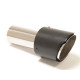 With one outlet Terminale di scarico 100mm Carbon (ER-CB04) | race-shop.it