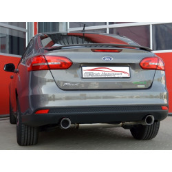 Silenziatore sportivo - Duplex Ford Focus III saloon - Approvazione ECE (921202ALD-X)