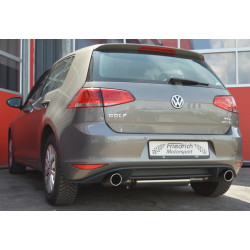 Silenziatore sportivo - Duplex VW Golf VII GTE - Approvazione ECE (921450GLD-X)