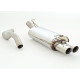Sistemi di scarico Friedrich Motorsport Sistema di scarico silenziatore (acciaio inox) - Approvazione ECE (971412-x) | race-shop.it