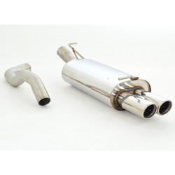 Sistema di scarico silenziatore (acciaio inox) - Approvazione ECE (971412-x)
