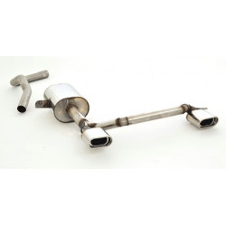 Silenziatore sportivo - Duplex Renault Megane III Grandtour (Typ Z) inkl. GT - Approvazione ECE (971912TD-X)