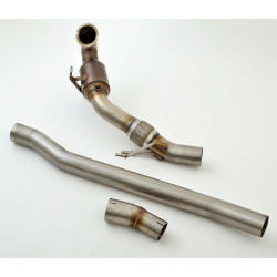 76mm Downpipe con catalizzatore (acciaio inox) - Approvazione ECE (981450R-X3-DPKAHJS)