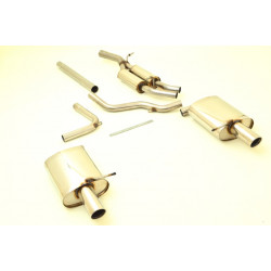 Gr.A Duplex Sistema di scarico Audi A4 B6 (8E/8H) FWD - Approvazione ECE (991021-x)