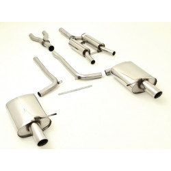 Gr.A Duplex Sistema di scarico Audi A4 B7 (8EC/8ED/8H) Quattro - Approvazione ECE (991027A-X)