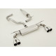 Sistemi di scarico Friedrich Motorsport Gr.A Duplex Sistema di scarico Seat Leon 5F - Approvazione ECE (992751-X) | race-shop.it