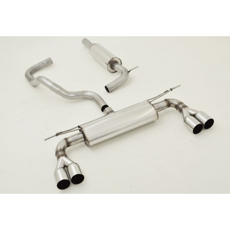 Sistemi di scarico Friedrich Motorsport Gr.A Duplex Sistema di scarico Seat Leon 5F - Approvazione ECE (992751-X) | race-shop.it