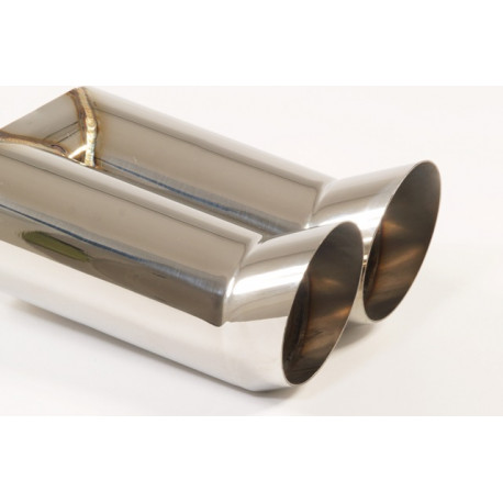 A due uscite Terminale di scarico 2x90 DTM (ER-19) | race-shop.it