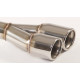 A due uscite Terminale di scarico 2x80mm (ER-37) | race-shop.it