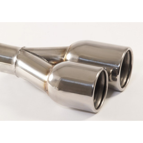 A due uscite Terminale di scarico 2x90mm (ER-40) | race-shop.it
