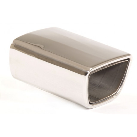 Oval with one output Terminale di scarico 80x140 | race-shop.it