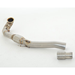 76mm Downpipe (acciaio inox) AUDI A1 (981042S-X3-DP)