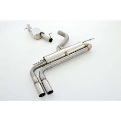 76mm Sistema di scarico Audi A3 8V saloon Quattro - Approvazione ECE (981058T-X3-X)