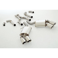 76mm Duplex Sistema di scarico Chevrolet Camaro Coupe - Approvazione ECE (990910DL-X3-X)