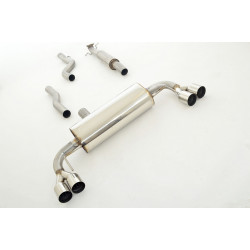 76mm Sistema di scarico - Duplex Opel Astra K 5-door - Approvazione ECE (991184T-X3-X)