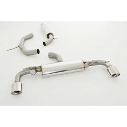 76mm Sistema di scarico - Duplex con controllo della valvola VW Scirocco III R - Approvazione ECE (991441ARKL-X3-X)