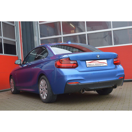 Sistemi di scarico Friedrich Motorsport 76mm Sport duplex Sistema di scarico sportivo - Duplex BMW 2er F22/F23 - Approvazione ECE (971355AMD-X3-X) | race-shop.it