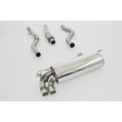 76mm Sistema di scarico BMW 1er F20/F21 - Approvazione ECE (981352L-X3-X)