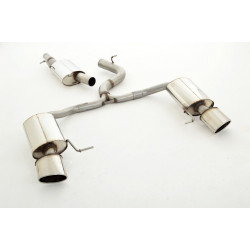 76mm Duplex Sistema di scarico Seat Leon 5F ST Cupra 4Drive - Approvazione ECE (992752R-X3-X)