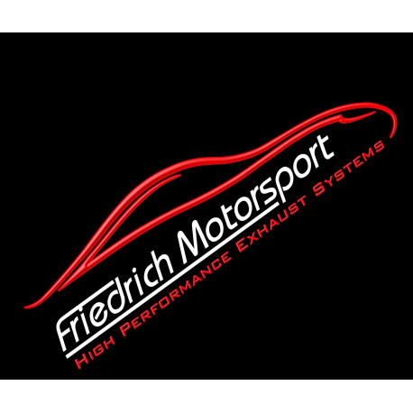 Sistemi di scarico Friedrich Motorsport 76mm kat. replacement (stainless steel) (981184T-KA-76) | race-shop.it