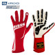 Guanti Guanti da gara omologati FIA RRS GRIP 3 (cuciture interne), rosso | race-shop.it
