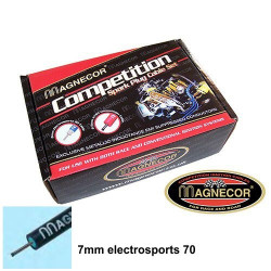 Ignition Leads Magnecor 7mm sport for AUDI 80 Coupe S2 20v Turbo 2.2 DOHC
