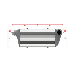 Competition custom intercooler Wagner 500mm x 205mm x 80mm