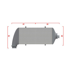 Competition custom intercooler Wagner 500mm x 205mm x 80mm
