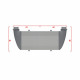 Su misura Competition custom intercooler Wagner 500mm x 205mm x 80mm | race-shop.it